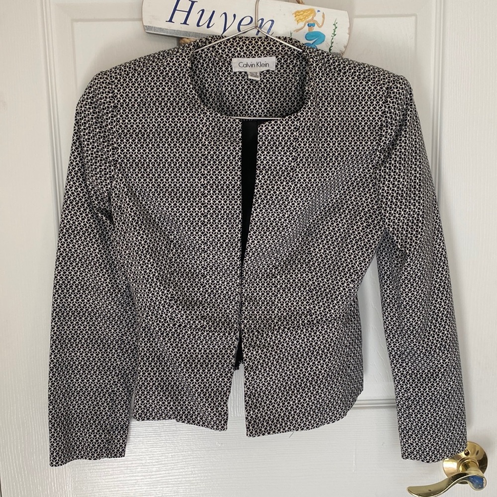 Calvin Klein Blazer - Black/White - XS